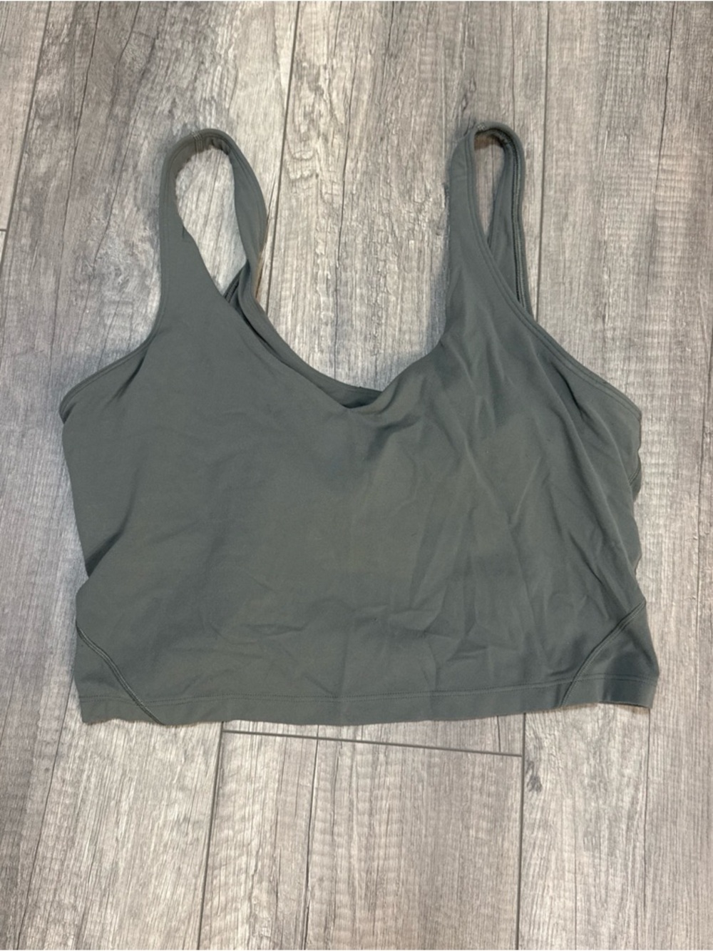 lululemon Sage Green V-Neck Align Tank